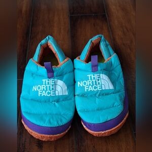 Men's The North Face Teal Thermoball Slippers Size 10